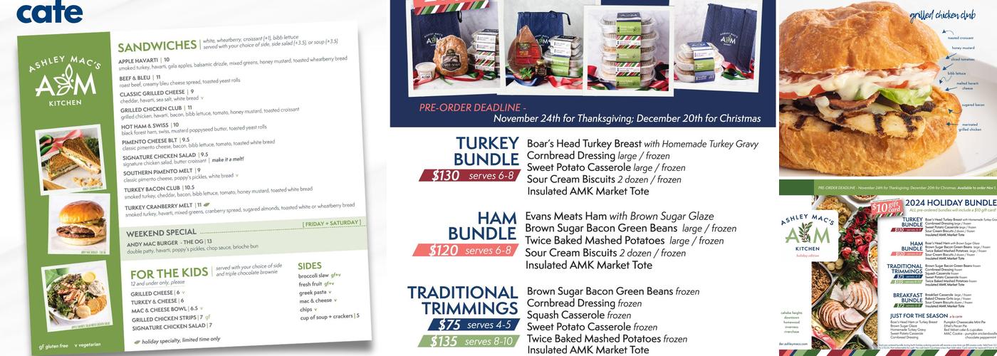 Ashley Macs Kitchen Menu