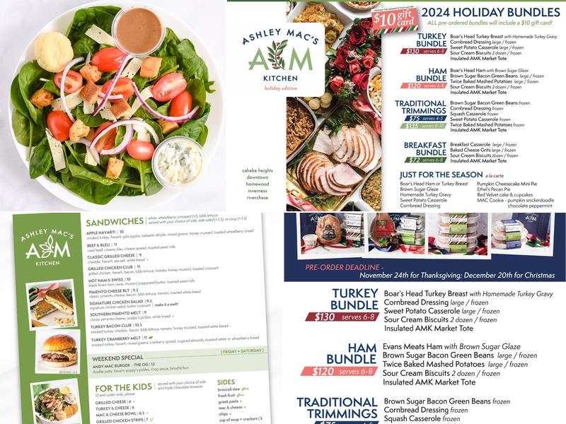 Ashley Macs Kitchen Menu