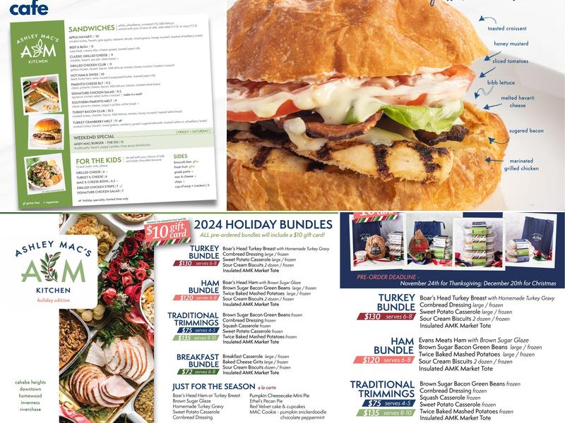 Ashley Macs Kitchen Menu