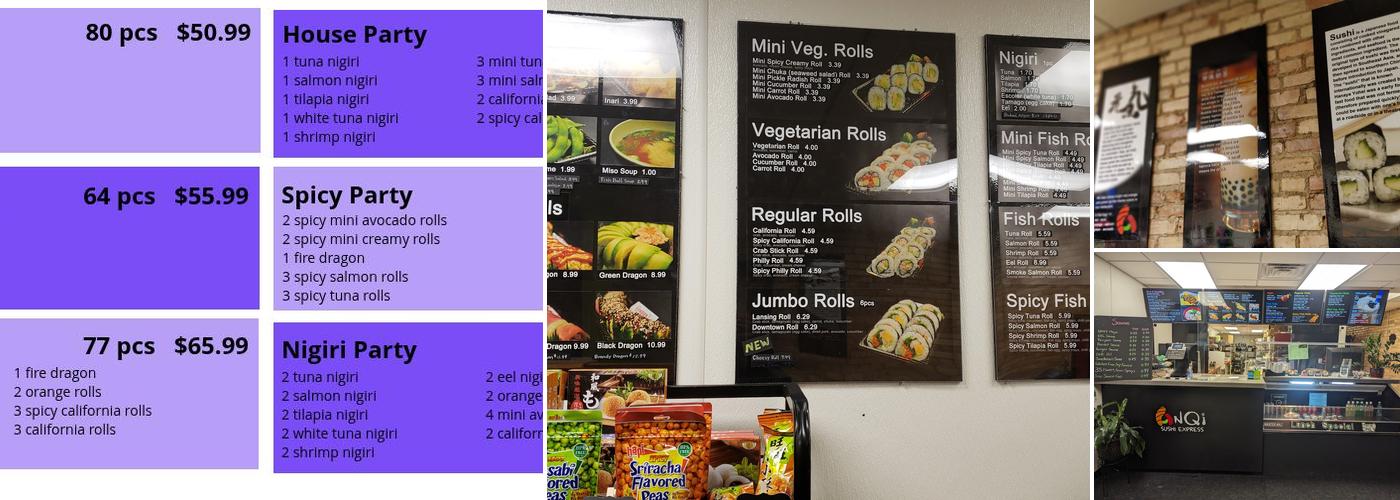 AnQi Sushi Express Menu