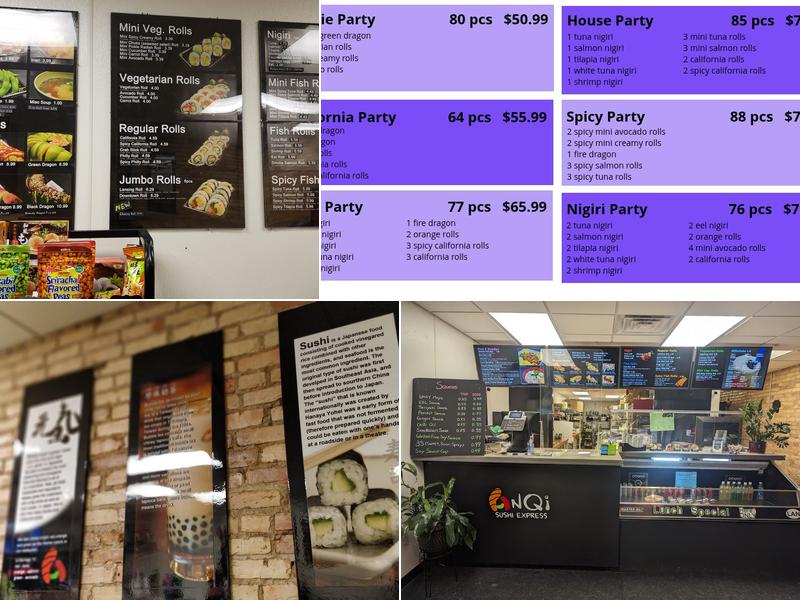 AnQi Sushi Express Menu