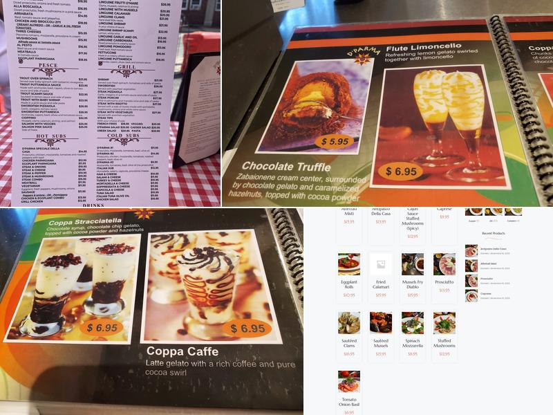 D'Parma Restaurant Menu