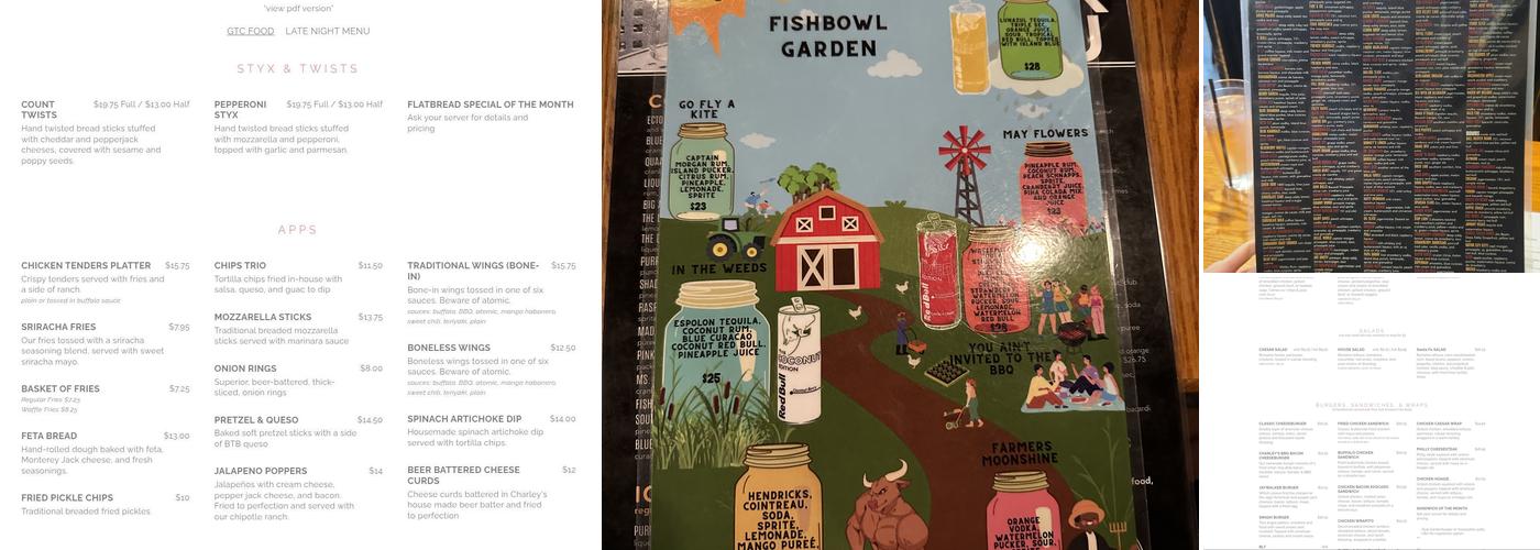 Good Time Charley's Menu