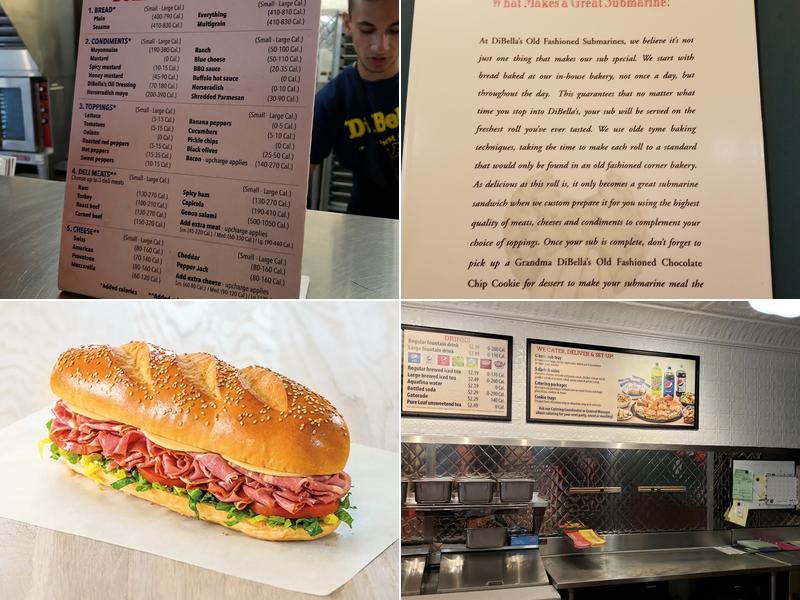 DiBella's Subs Menu