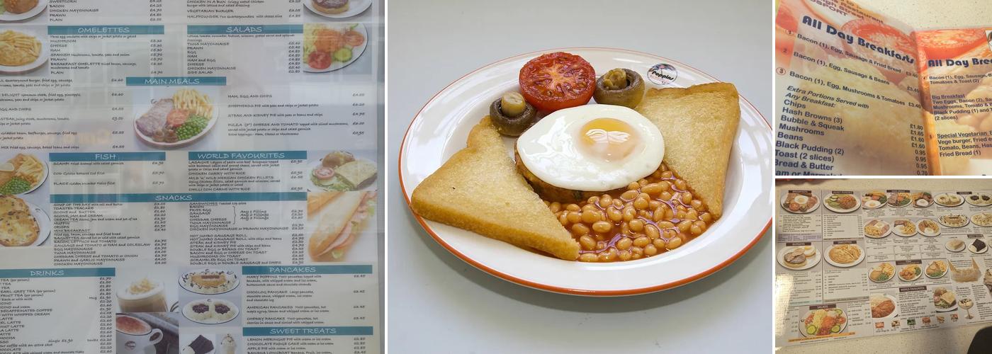 Poppins Gosport Menu