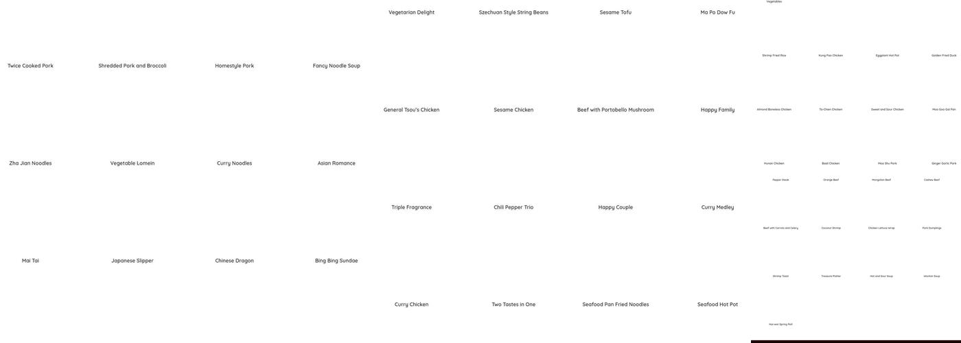 Szechuan Restaurant Menu