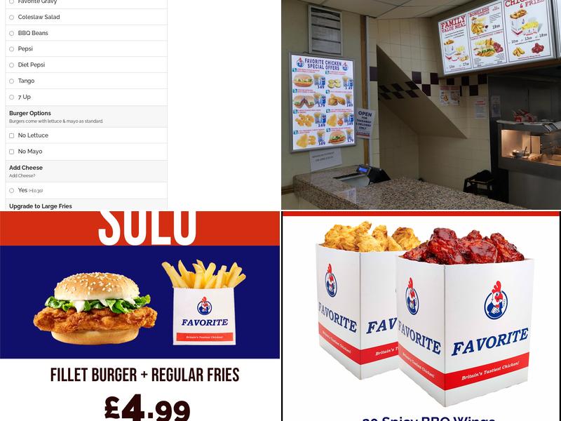 Favorite Chicken Gravesend Menu