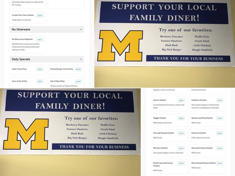 Cloverleaf Restaurant Menu