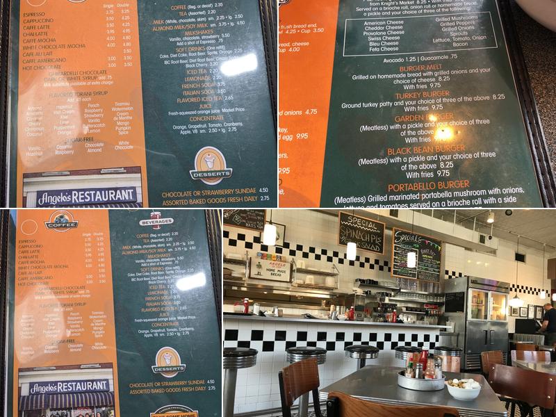 Angelo's Menu