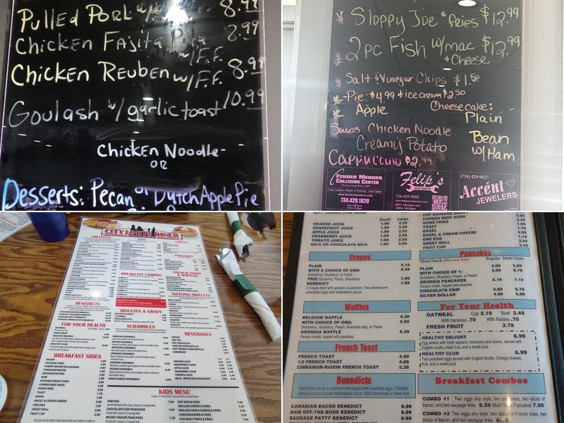 City Limits Diner Menu