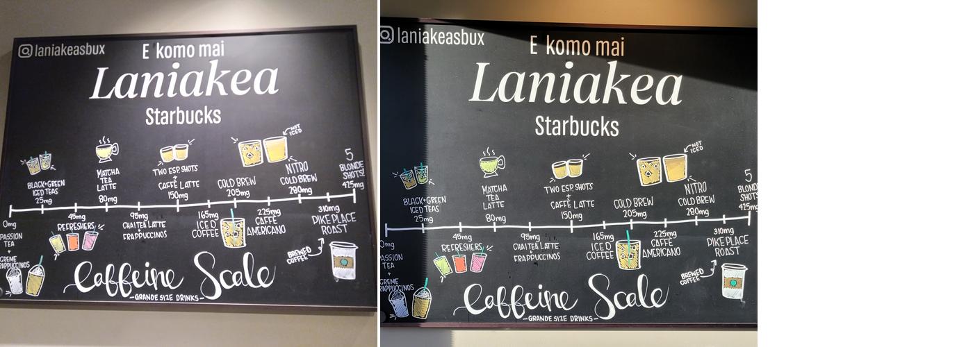 Starbucks Menu