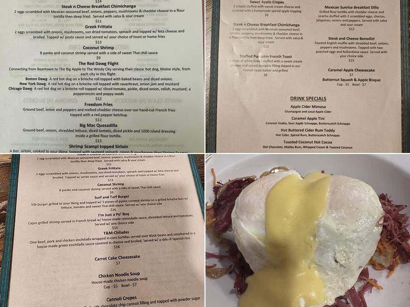 Terry & Maxine's Menu