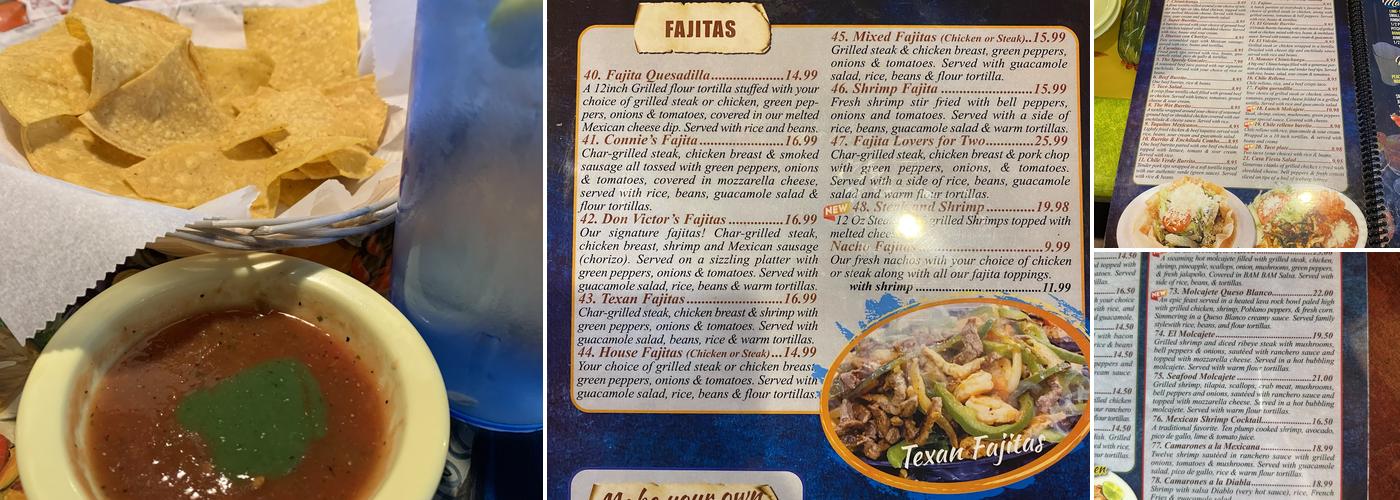 Casa Fiesta Menu
