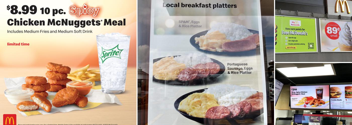 McDonald's Menu
