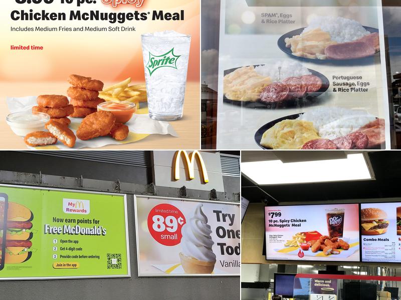 McDonald's Menu