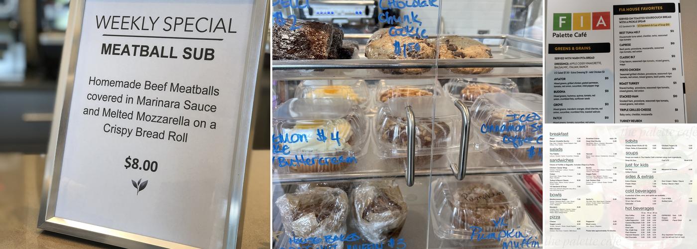 The Palette Café Menu