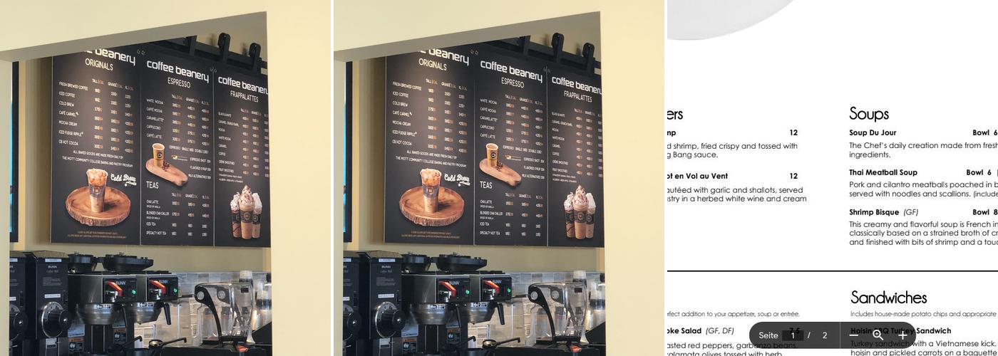 Applewood at Second and Saginaw Menu