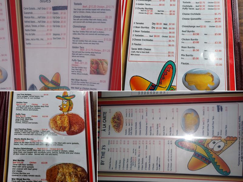 Mija's Los Panchos Mexican Home Cooking Menu