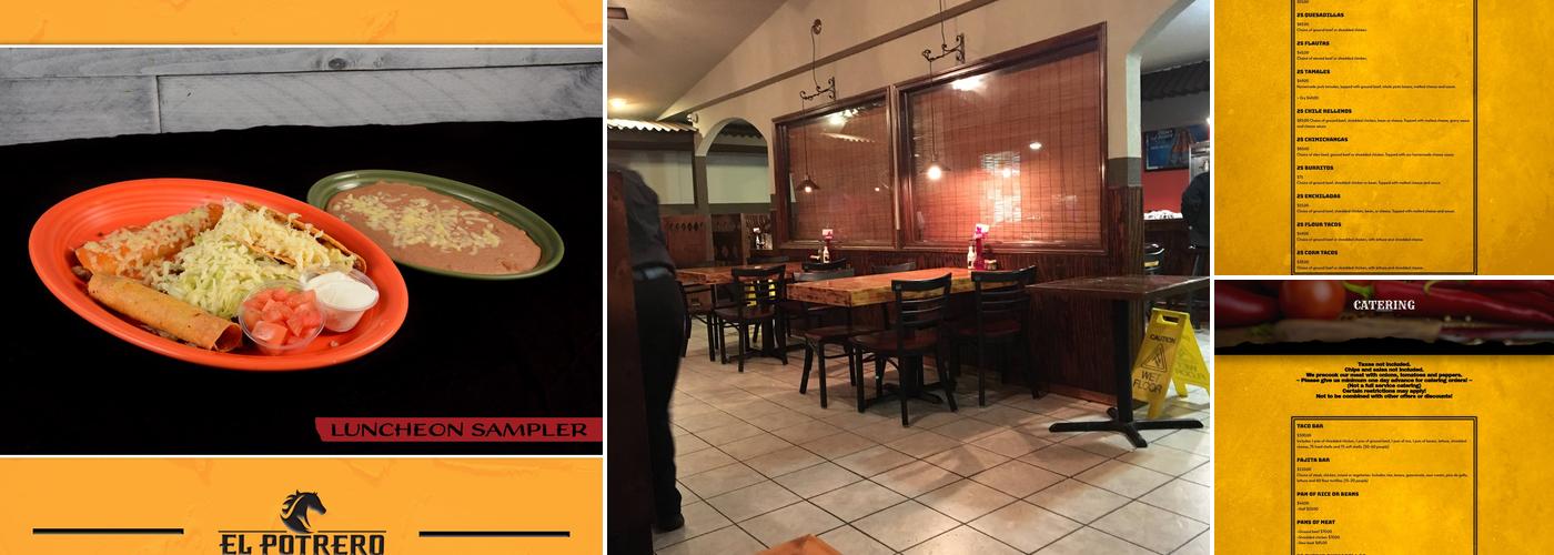 El Potrero Menu