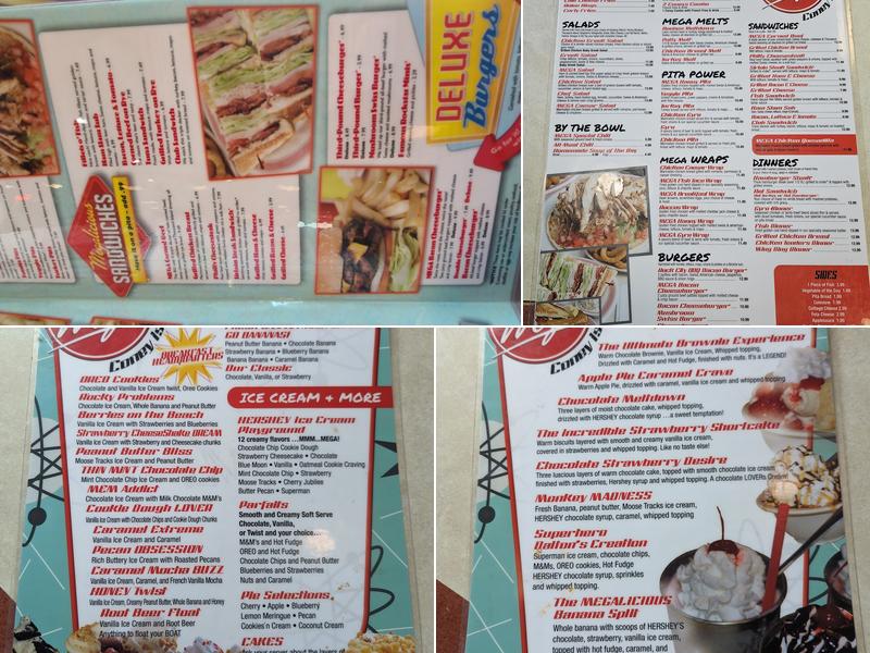 Mega Coney Island Menu