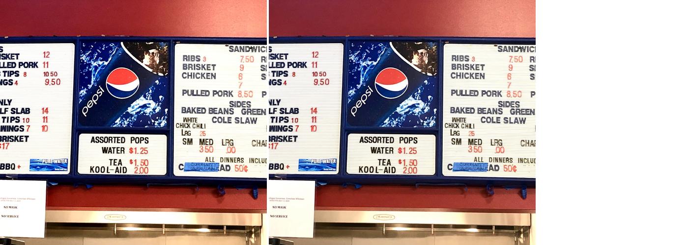 Charlies' Smokin' BBQ Menu
