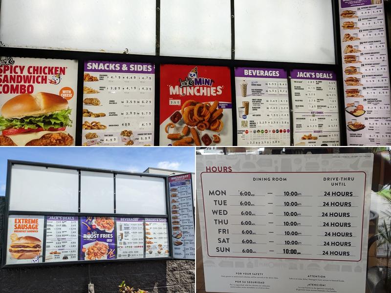Jack in the Box Menu
