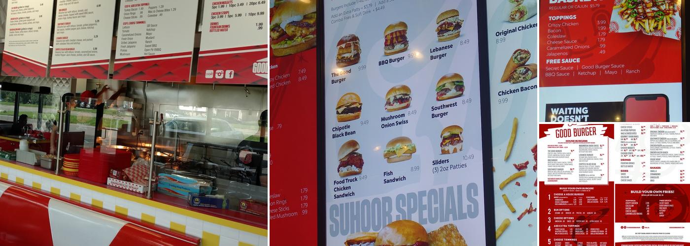 Zo's Good Burger - Garden City Menu