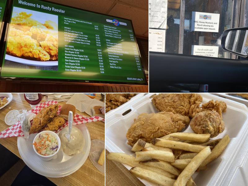 Rusty Rooster Menu