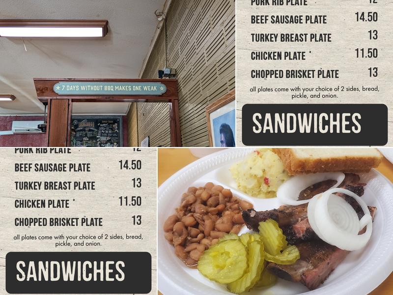 Luling Bar- B-Q Menu