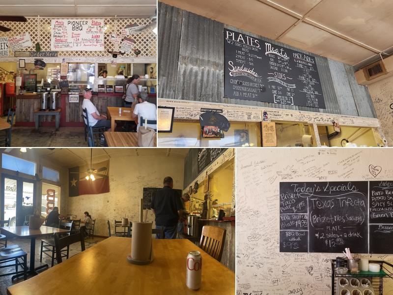 Pioneer BBQ Menu