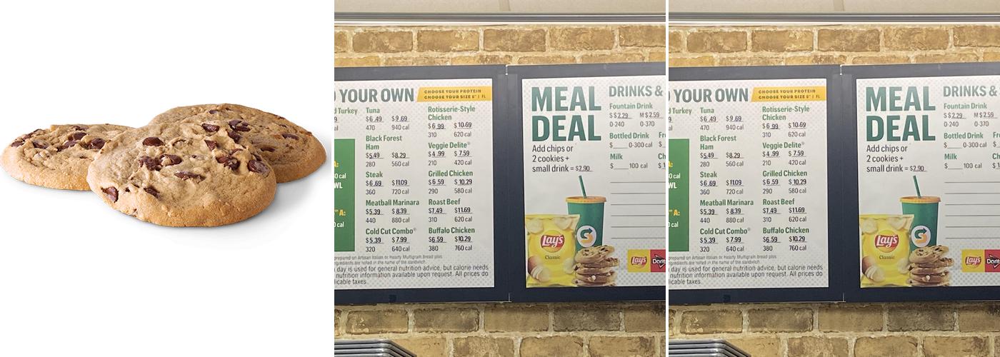 Subway Menu