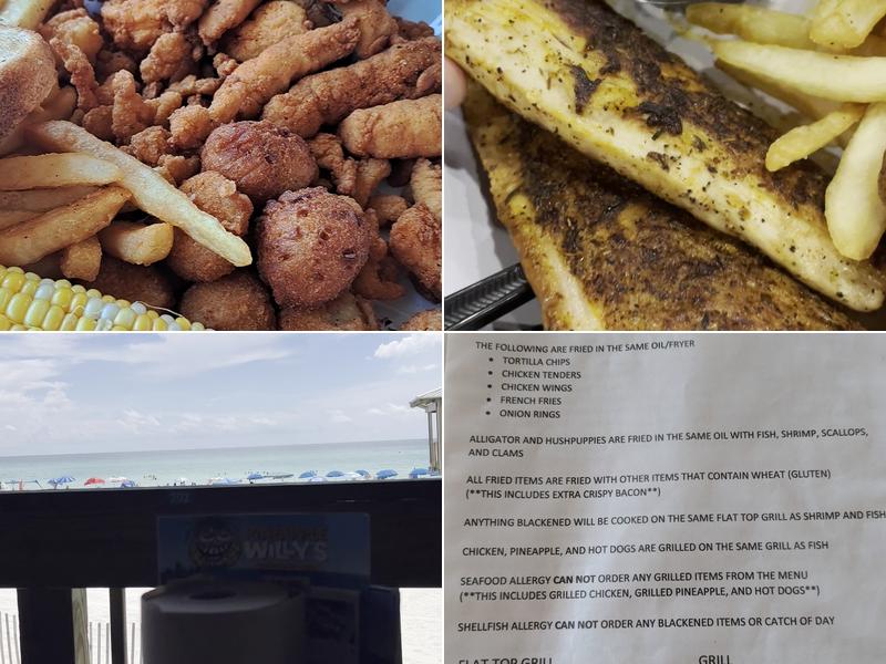 Pineapple Willy's Restaurant Menu