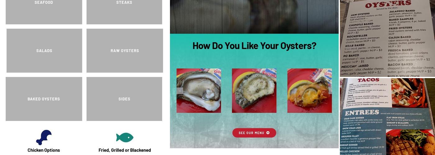 Shuckums Oyster Pub & Seafood Grill Menu