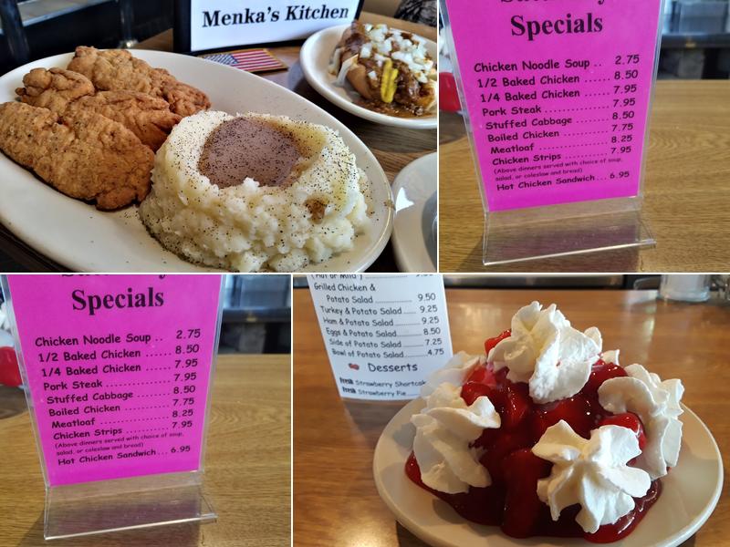 Menka's Kitchen Menu