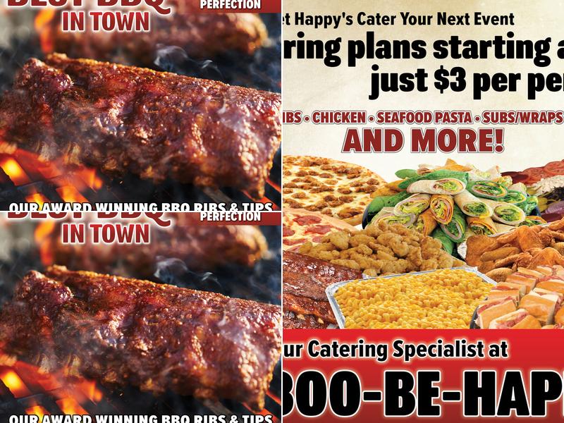 Happy's Pizza Menu