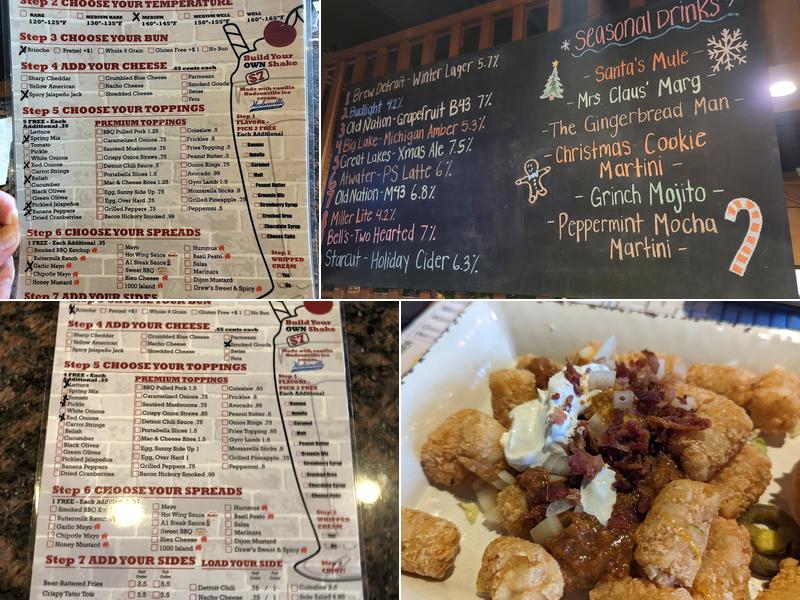 Basement Burger Bar Canton Menu