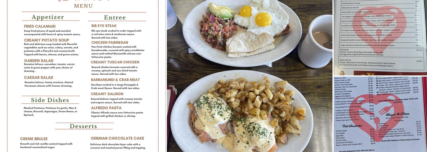 Leo's Cafe Menu