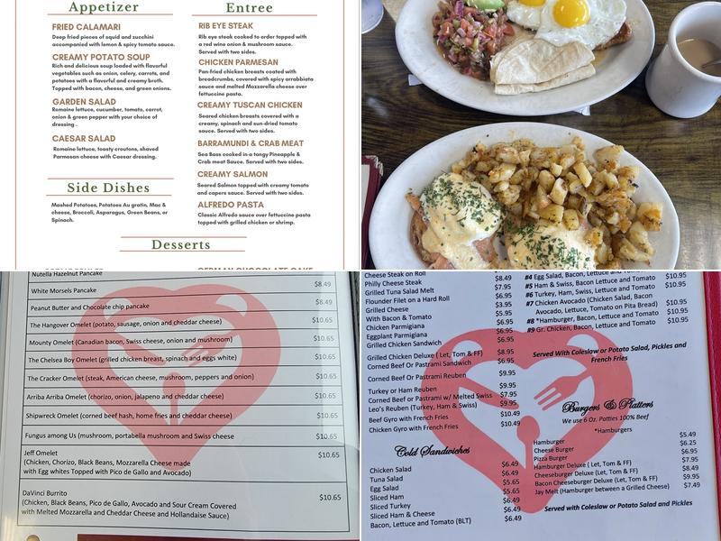 Leo's Cafe Menu