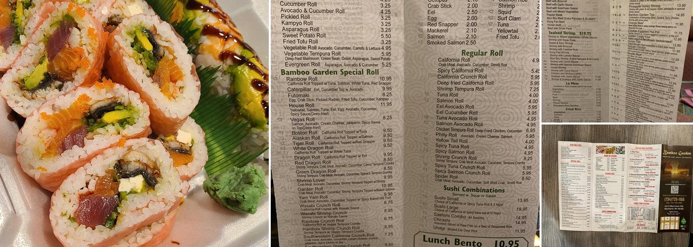 Bamboo Garden Menu
