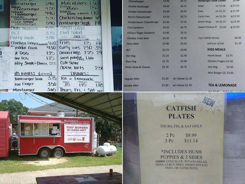 Tiny Burger Menu
