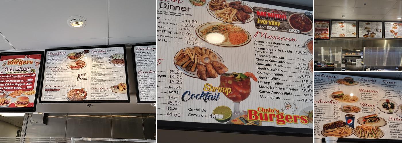 Chelo's Burgers #3 Menu