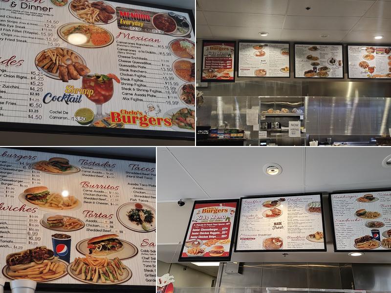 Chelo's Burgers #3 Menu