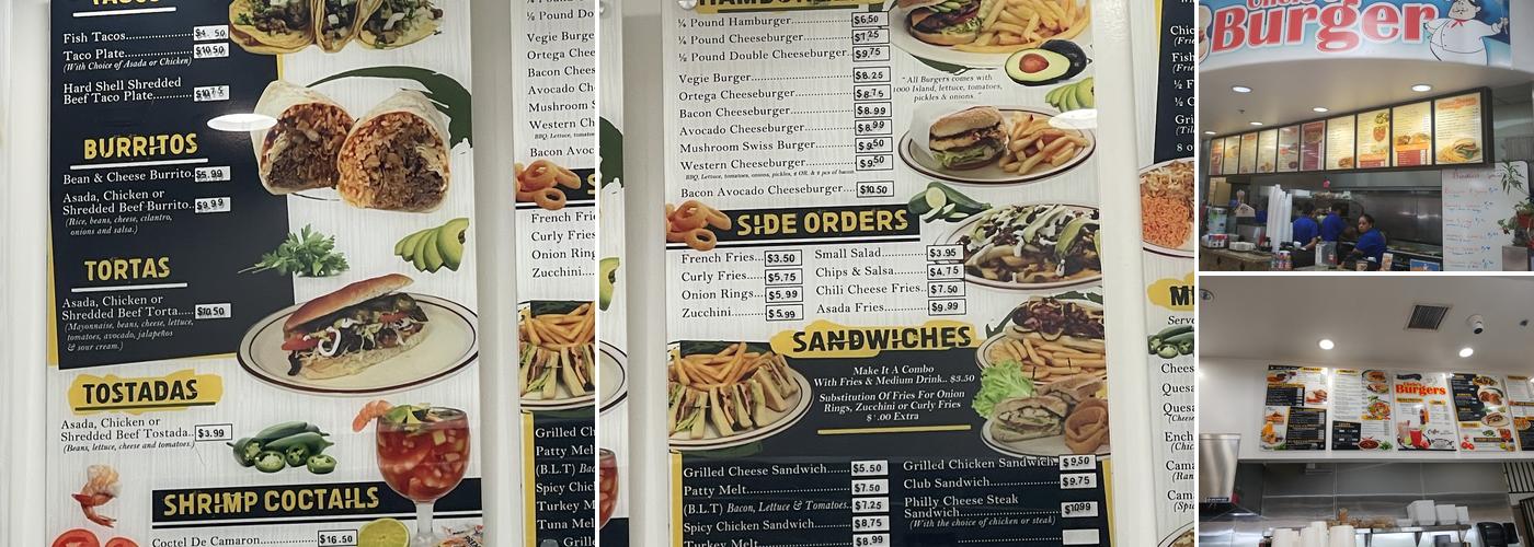 Chelo's Burger Menu