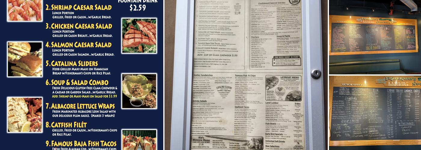Fisherman's Market & Grill Menu
