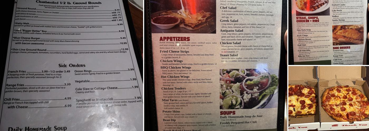 Rogala's Bar & Grill Menu