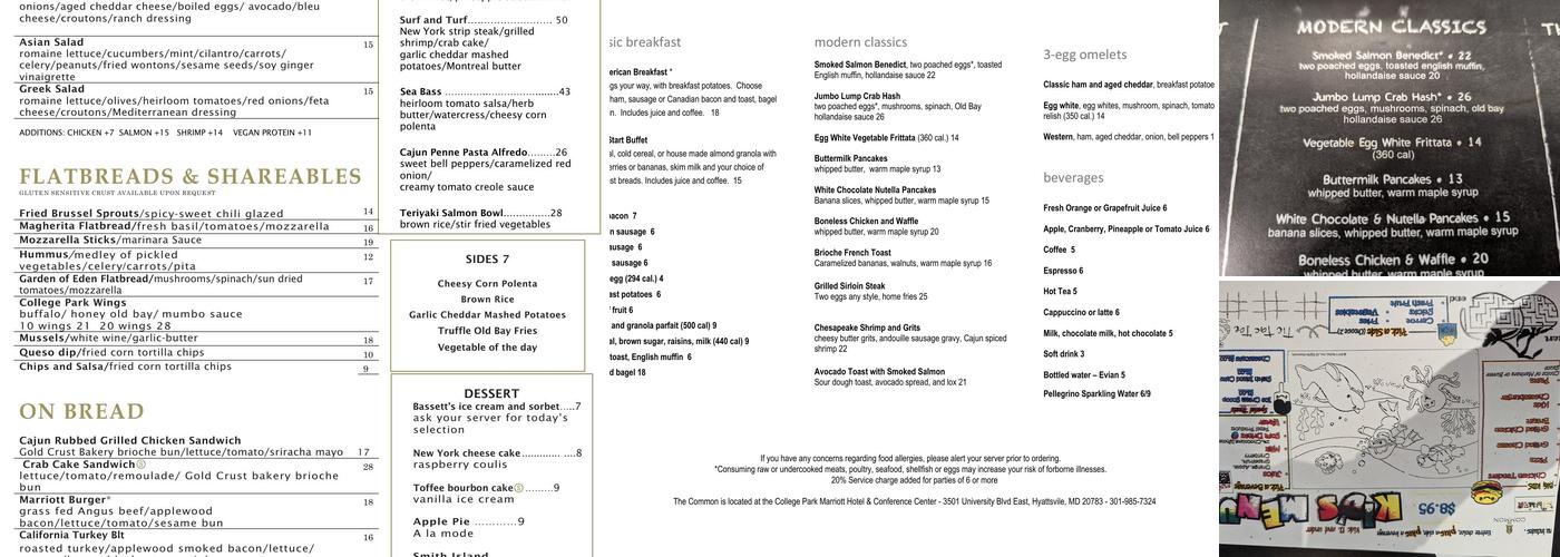 The Common Menu