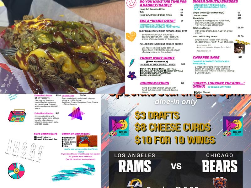 Unwind Rewind Menu