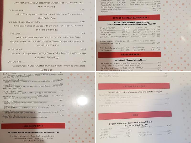 Gardner Restaurant Menu