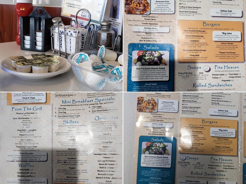 Zack's of Plymouth Menu