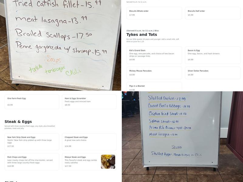 Rich's Deluxe Restaurant Menu